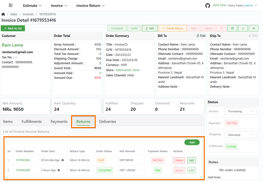 02-view-invoicereturns-invoice